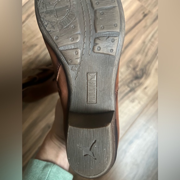 Pikolinos Size 40/9 Womens Brown Leather Booties Boots - Picture 8 of 8